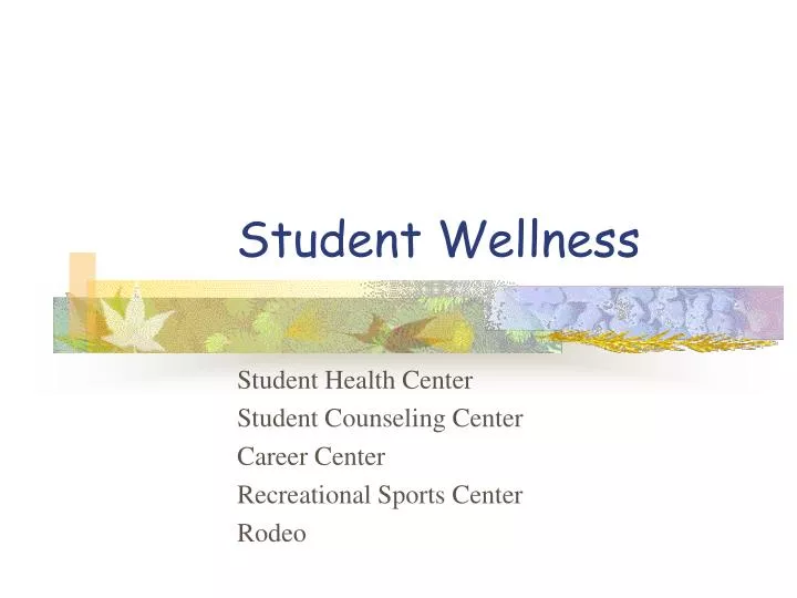 student wellness