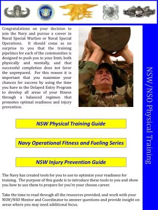 NSW/NSO Physical Training