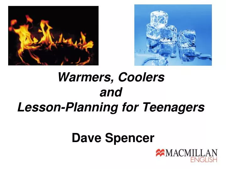 warmers coolers and lesson planning for teenagers