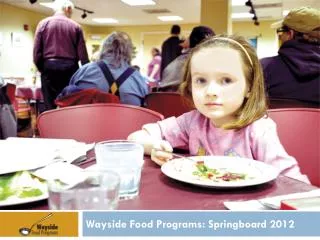 Wayside Food Programs Springboard