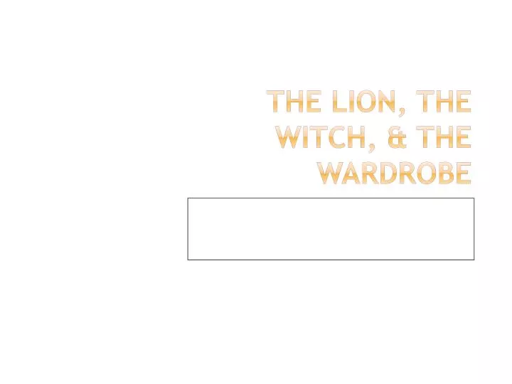 the lion the witch the wardrobe
