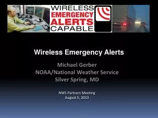 Wireless Emergency Alerts