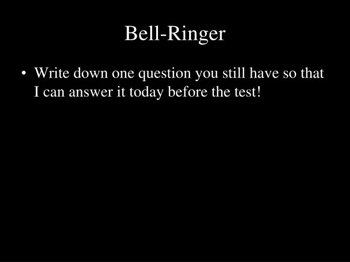 bell ringer