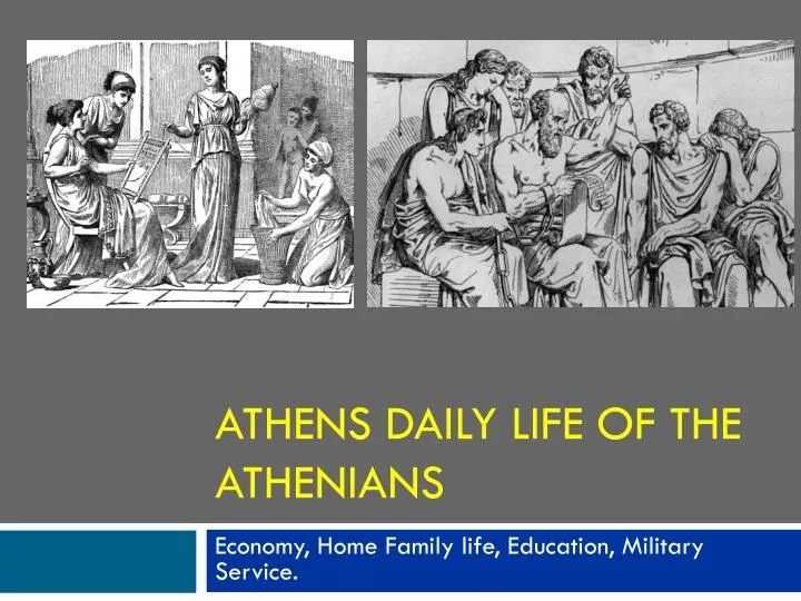 athens daily life of the athenians