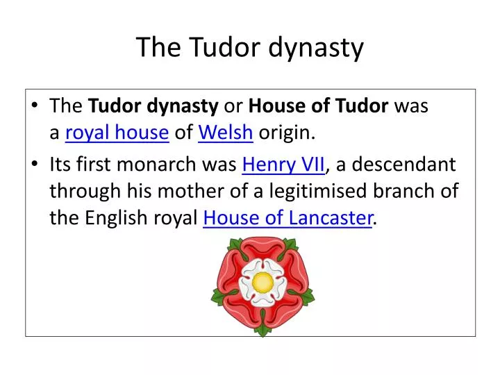 the tudor dynasty