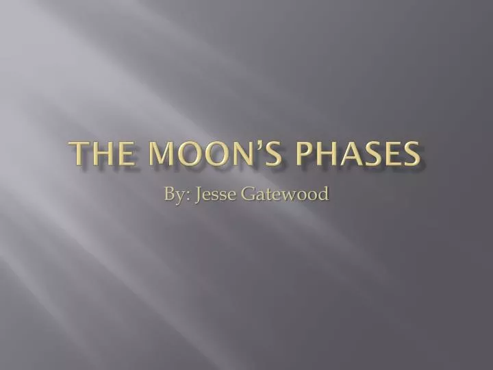 the moon s phases