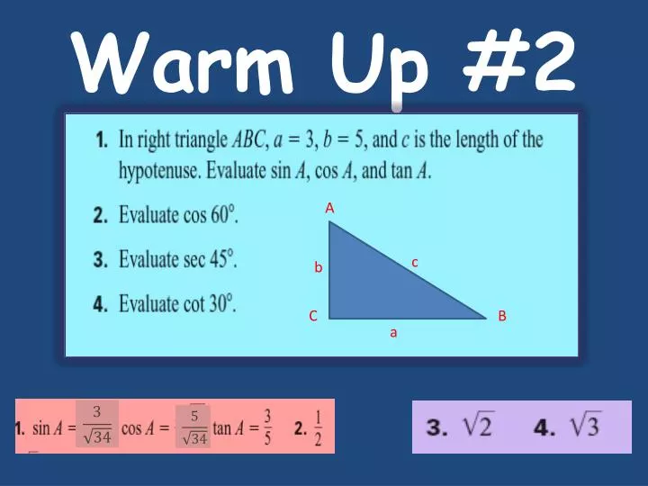 warm up 2