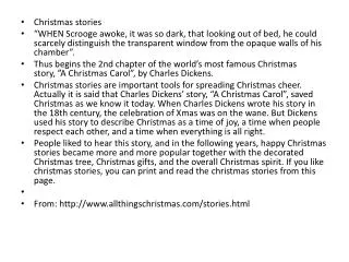 Christmas stories