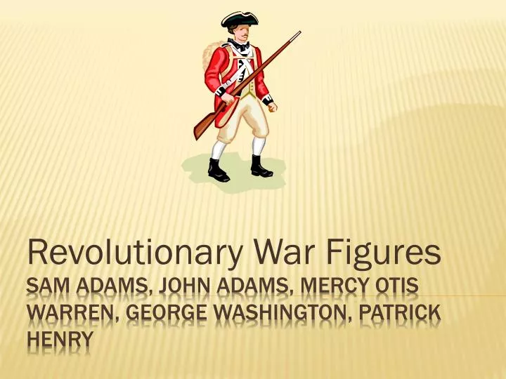 revolutionary war figures