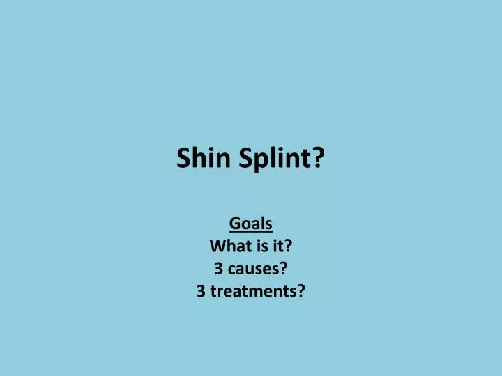 shin splint