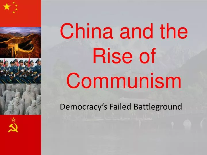 china and the rise of communism