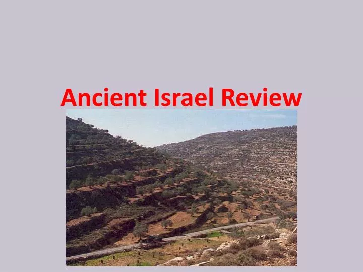 ancient israel review