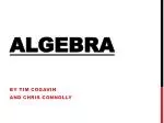 Algebra - slide 1