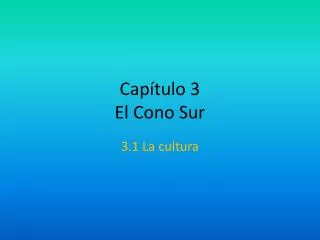 cap tulo 3 el cono sur