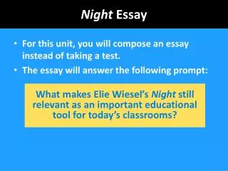 Night Essay