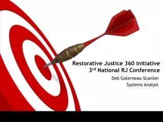 Restorative Justice 360 Initiative 3 rd National RJ Conference