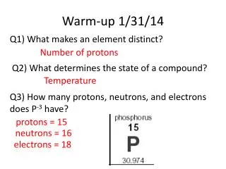 warm up 1 31 14