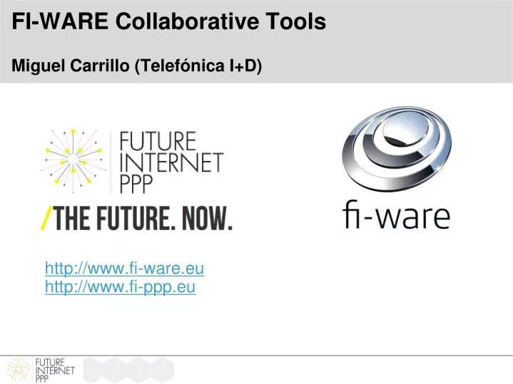 fi ware collaborative tools miguel carrillo telef nica i d