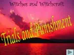 Witches and Witchcraft - slide 1
