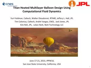 Titan Heated Multilayer Balloon Design Using Computational Fluid Dynamics
