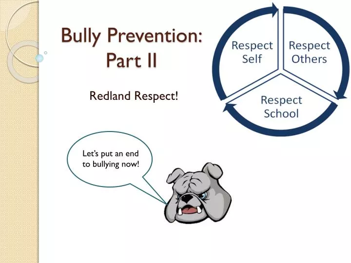 bully prevention part ii