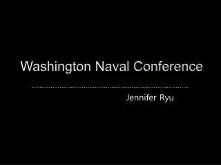 Washington Naval Conference