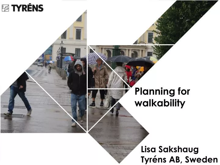 planning for walkability
