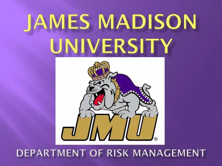 james madison university department of risk management