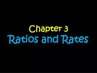 chapter 3 ratios and rates