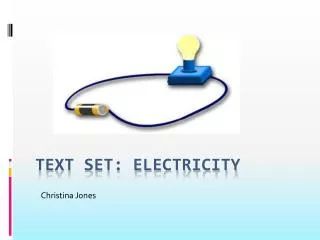 Text Set: Electricity
