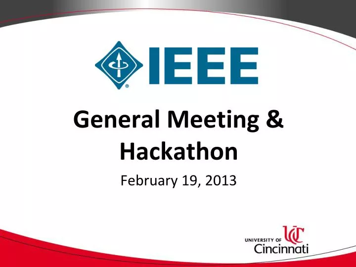 general meeting hackathon february 19 2013
