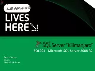 SQL201 - Microsoft SQL Server 2008 R2