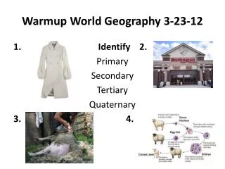 warmup world geography 3 23 12