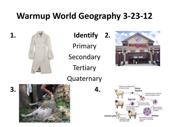 warmup world geography 3 23 12