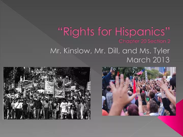 rights for hispanics chapter 20 section 2