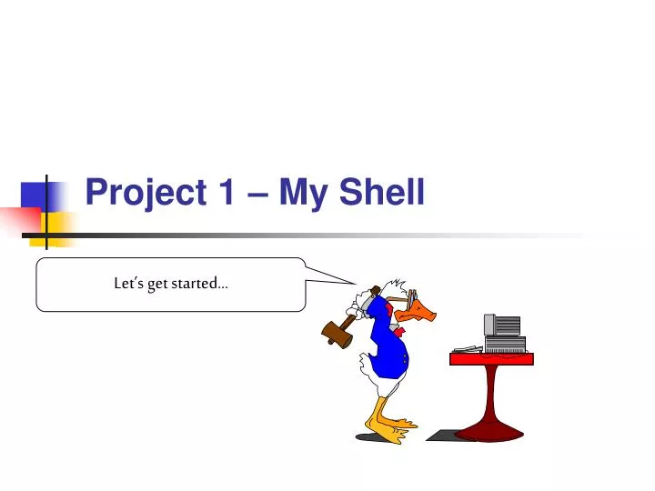 project 1 my shell