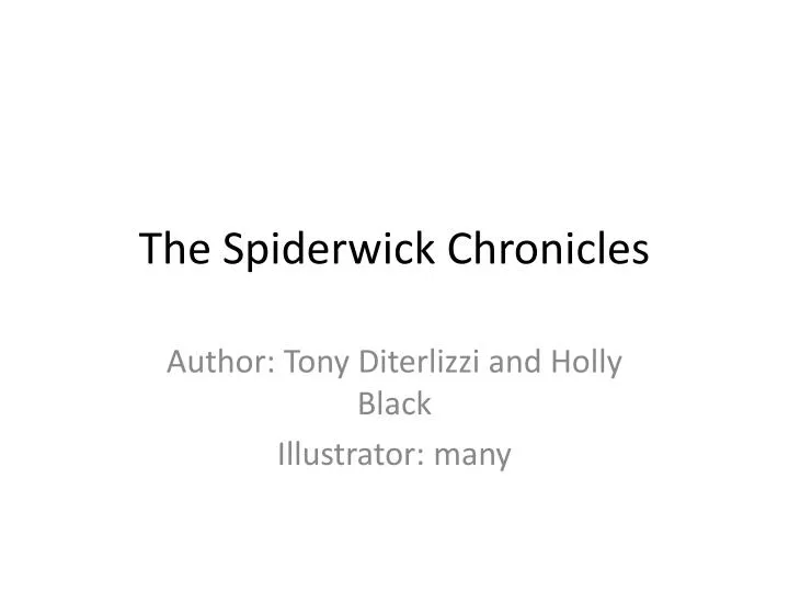 the spiderwick chronicles