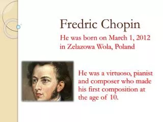 Fredric Chopin