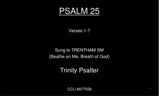 PSALM 25