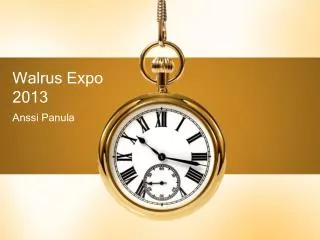 Walrus Expo 2013