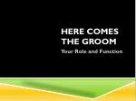 Here Comes the Groom - slide 1