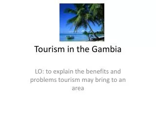 Tourism in the Gambia