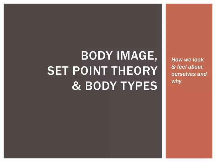 body image set point theory body types