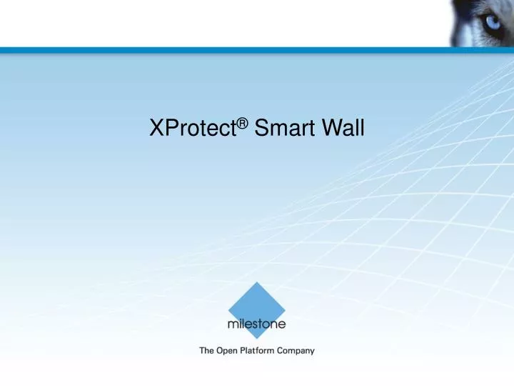 xprotect smart wall