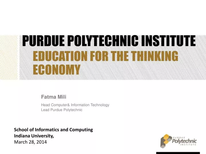 purdue polytechnic institute