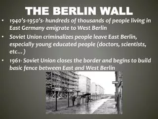 The berlin wall