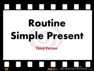 Routine Simple Present