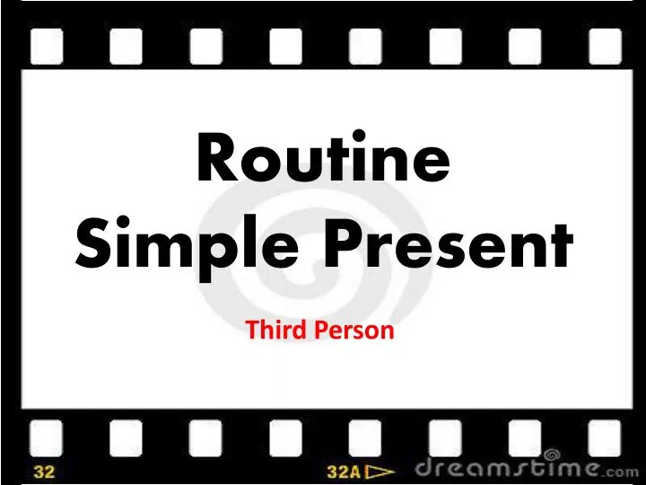 routine simple present