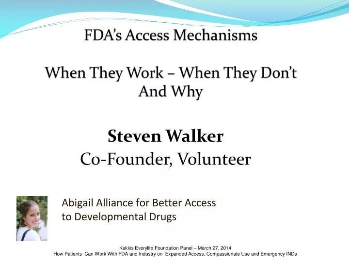 fda s access mechanisms when they work when they don t and why