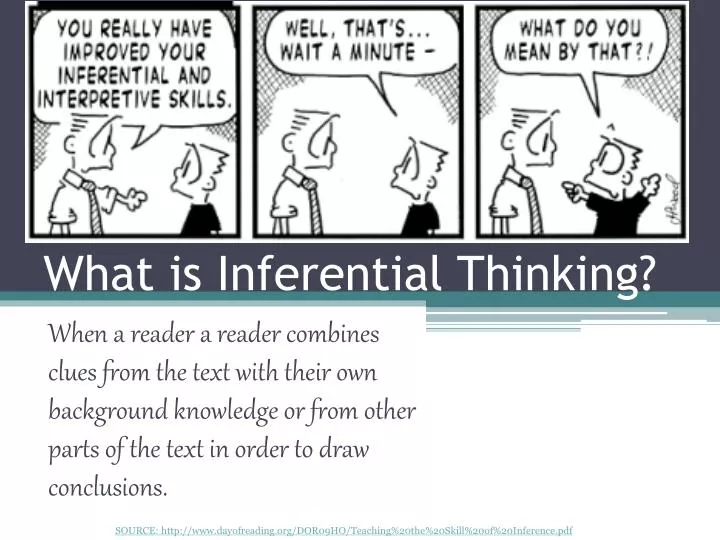 what is inferential thinking